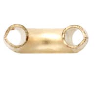 Plazko - Wholesale Craft supplies - Wire Guards 14Kt Gold Filled 0.031" (.79mm Hole) - 20pcs/pk1