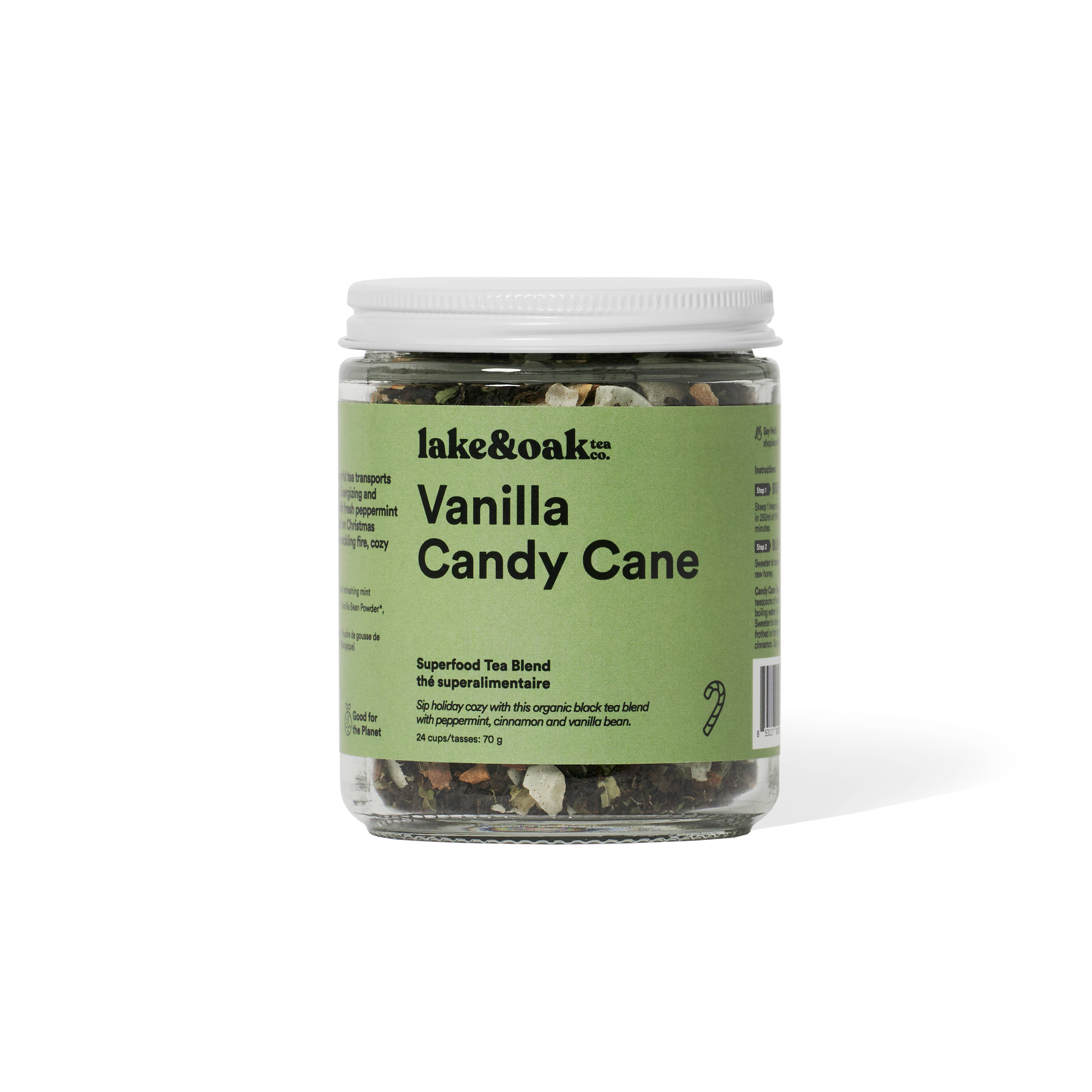 Lake & Oak Tea Co. - Wholesale Losse thee - Vanille Suikerstok - Superfood Theemelange2