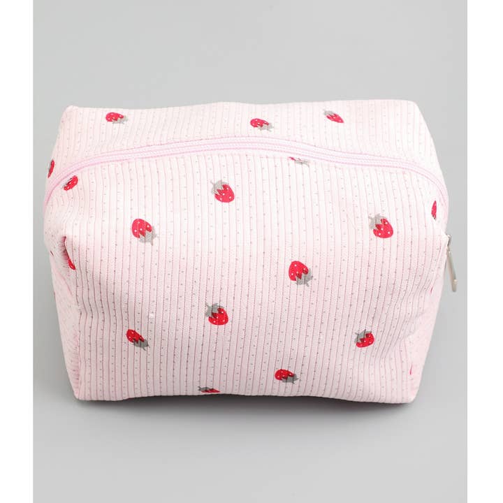 Girly - Vendita all'ingrosso Astuccio - Donna - Bustina da viaggio in velluto a coste per trucchi0