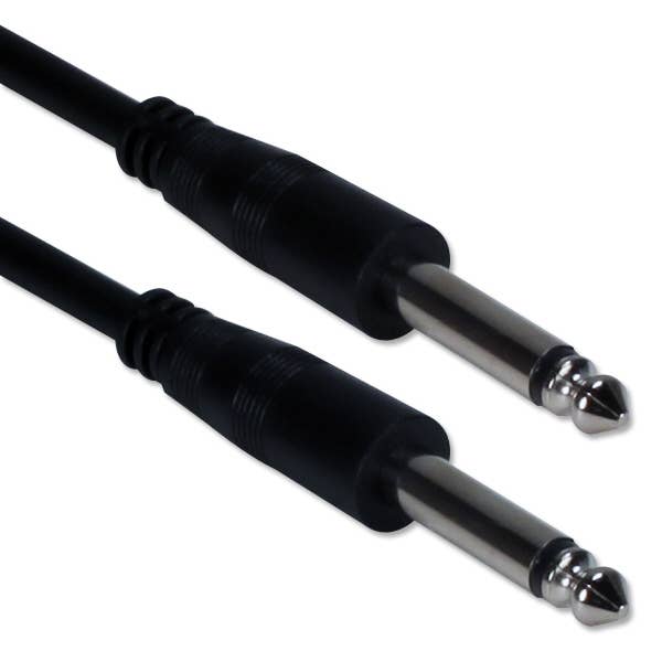 QVS Inc - Wholesale Speakers - 1/4 Male to Male Audio Cable0