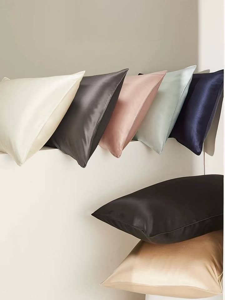 100% Mulberry Silk Pillowcase – 30 Momme (51x76cm) - Pastels for wholesale by Lian Collection