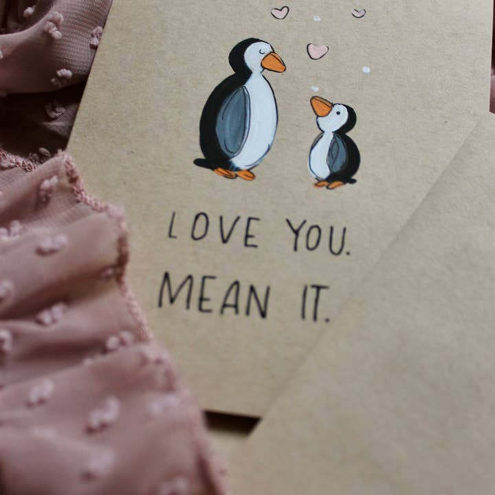 Snail Mail - Wholesale Love Card - Love You. Mean It.2
