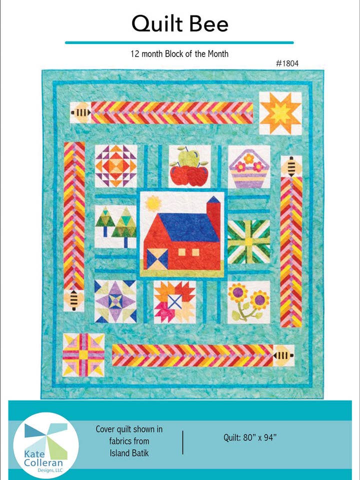 Quilt Bee for wholesale by Kate Colleran Designs