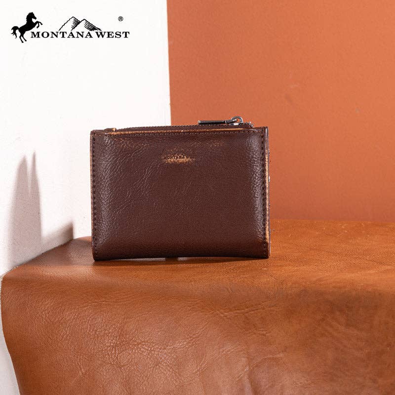 REMOVED BRAND - Vente Portefeuille – femme - MW1317-W052 Portefeuille de la collection brodée aztèque Montana West1