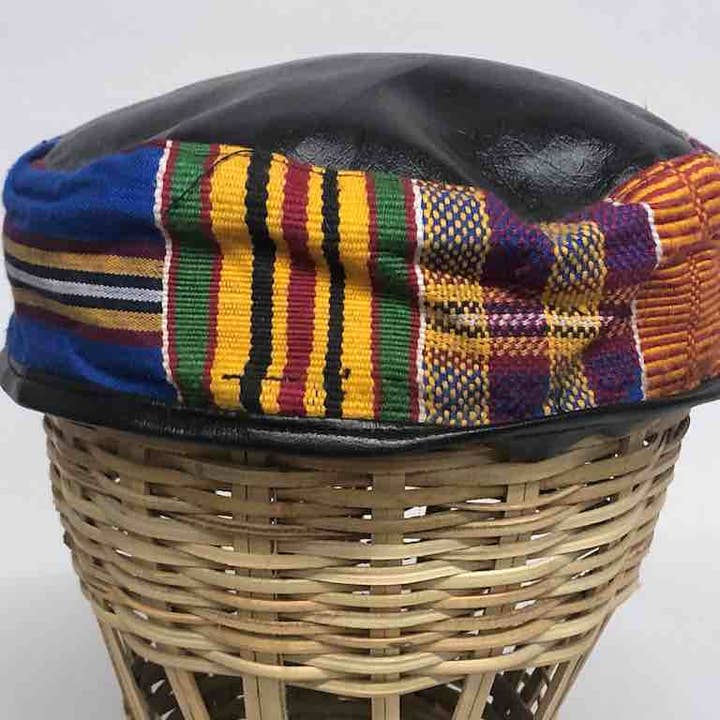 The Niger Bend - Venta al por mayor Gorra de béisbol - Unisex - Sombrero de hombre kufi africano de tela Ashanti Kente genuina de gran tamaño | 23 11/16»3