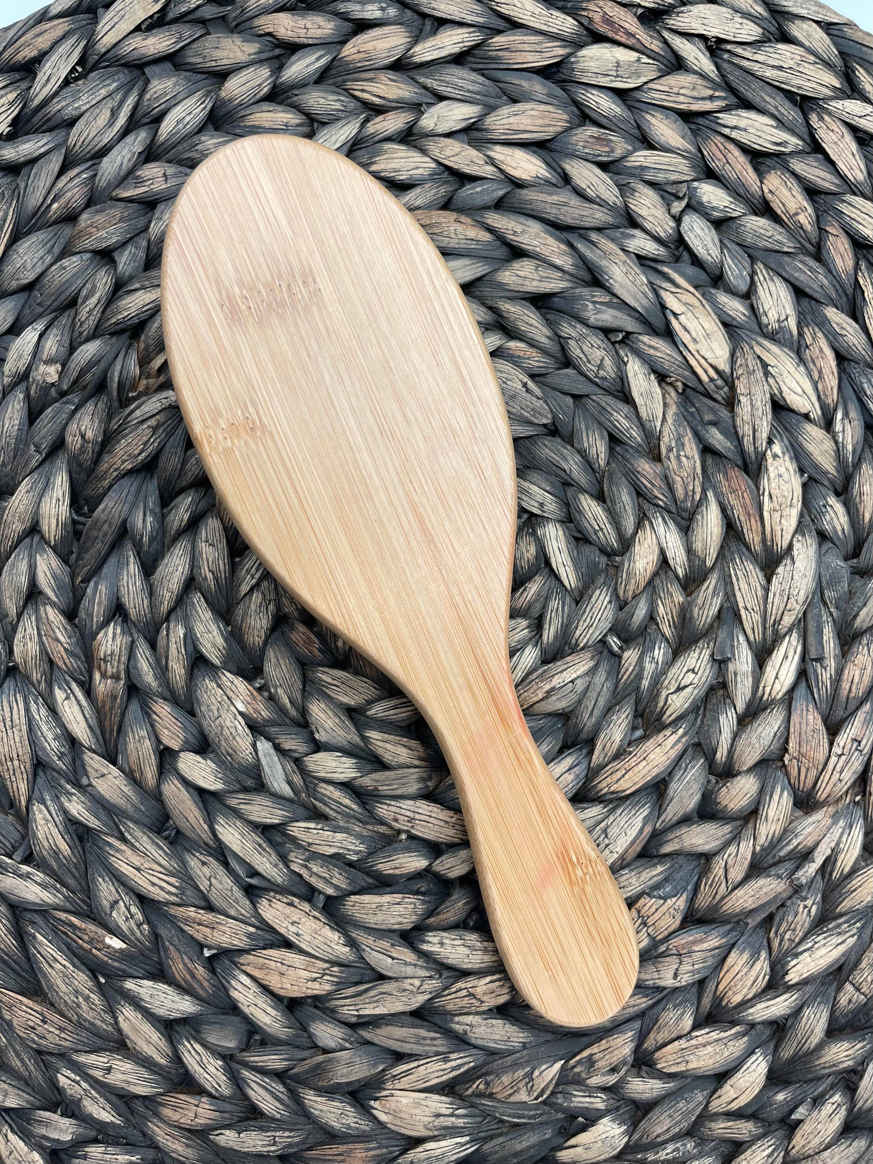 Hazel Grove Customs - Wholesale Hair Brush/Comb - Blank Bamboo Brush, Bamboo Oval Brush, Full Sized Brush1