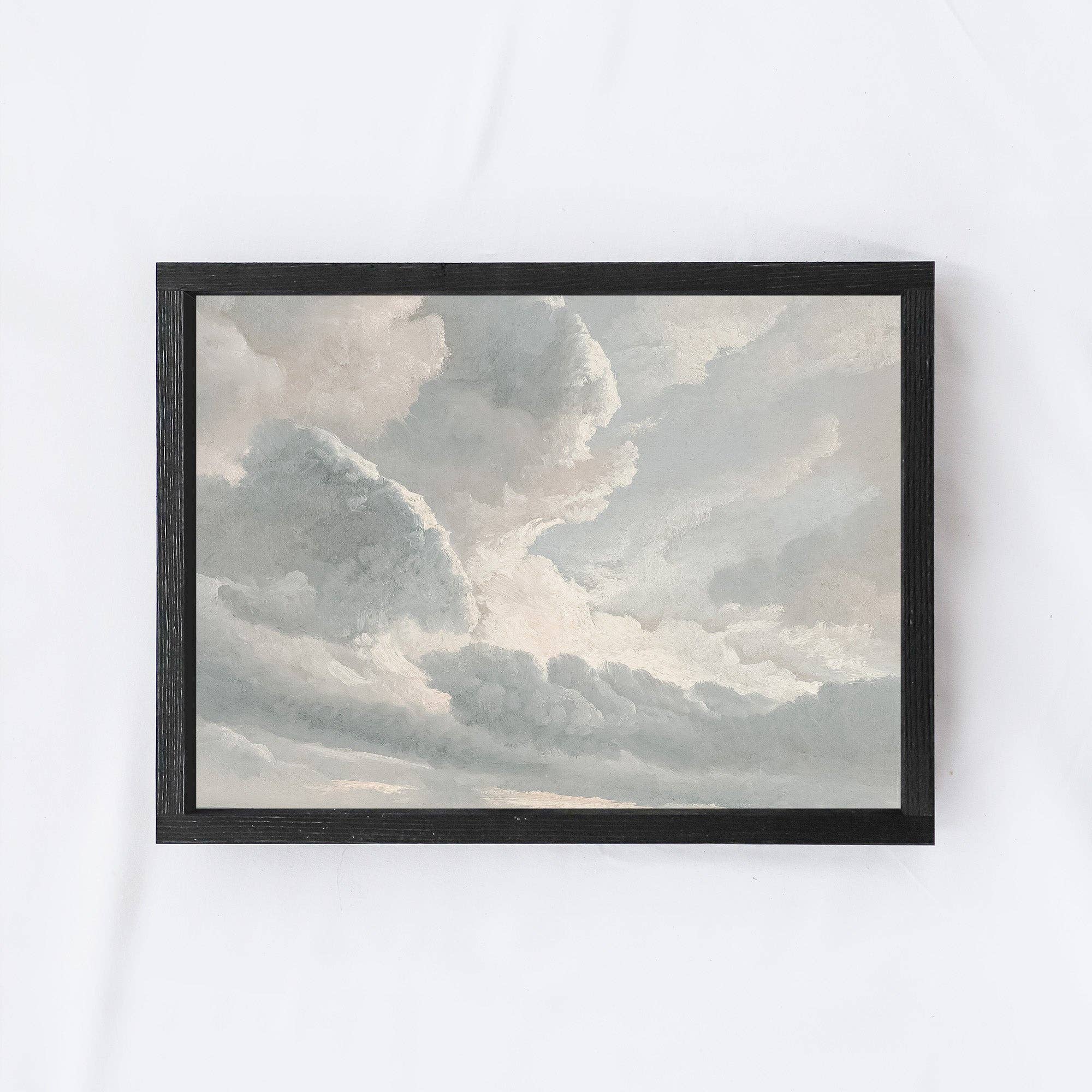 Hoekstra Decor – Engroshandel Kunsttryk – Vintage indrammet tryk | Cloud Study A395