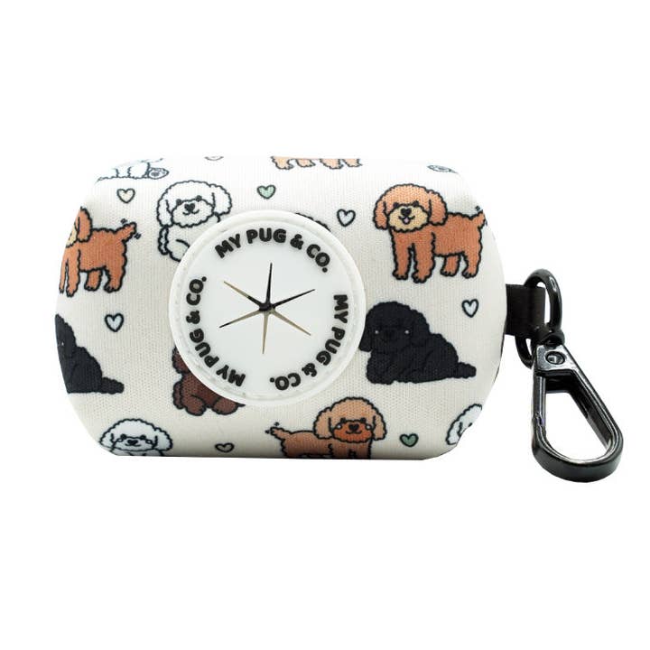Dog Poop Bag Holder | Dog Poop Bag Dispenser | Dog Waste | Poodle for wholesale by My Pug & Co.