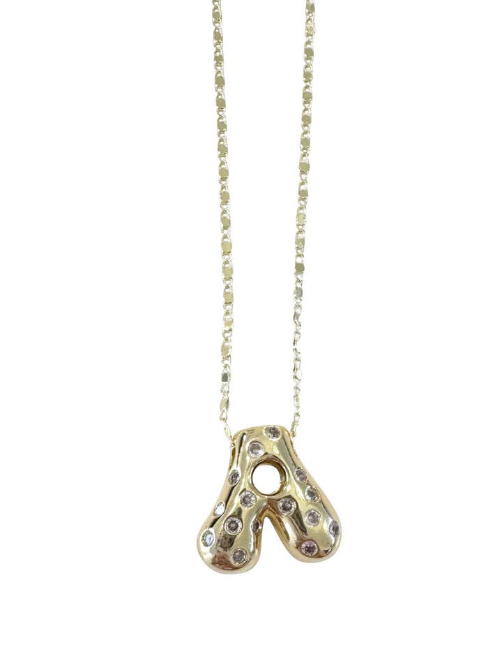 Raegan Initial Necklace- Top 12 for wholesale by Gemelli
