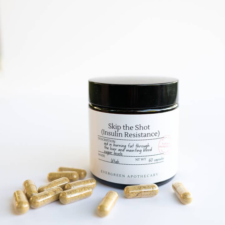 Evergreen Apothecary - Wholesale Oral Supplement/Vitamin - Skip the Shot, Insulin Resistance, Weight Loss Aid Capsule