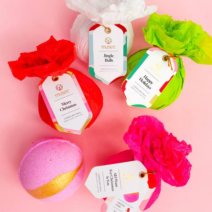 Musee - Wholesale Bath Bomb/Fizz - Happy Holidays Bath Balm
