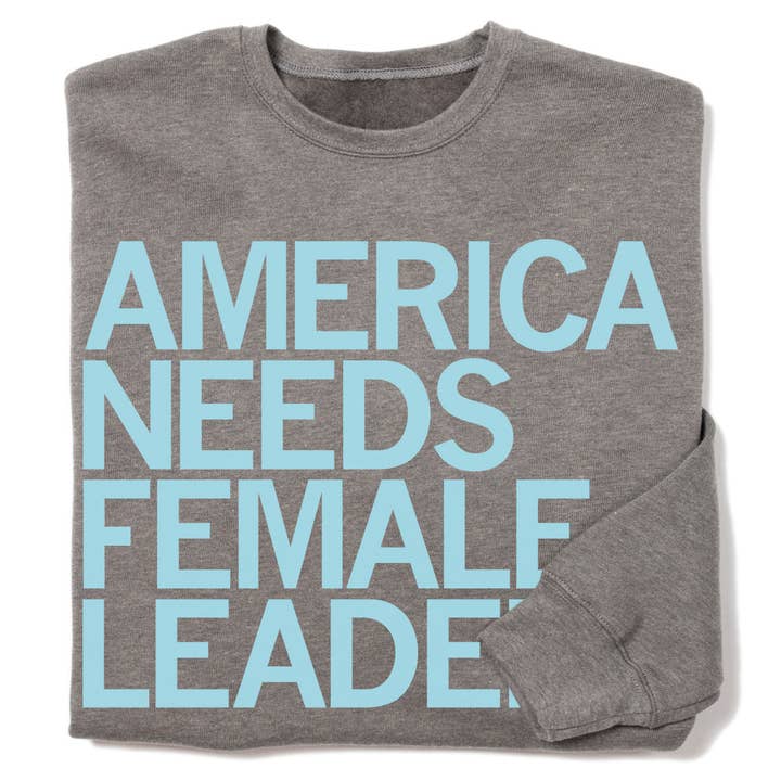 America Needs Female Leaders Crew Sweatshirt for wholesale by RAYGUN