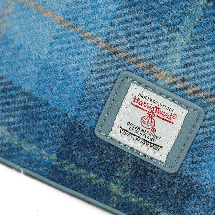 Strathurie - Wholesale Backpack - Women's - Harris Tweed Skye Blue Shoulder Bag 71134