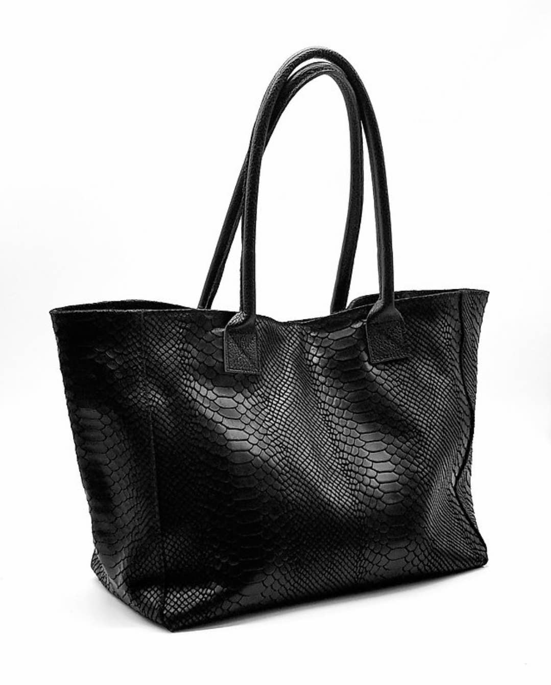 ZEEN - Venta al por mayor Bolso con correa - Mujer - Bolso de cuero LOLA Nero Lucido3