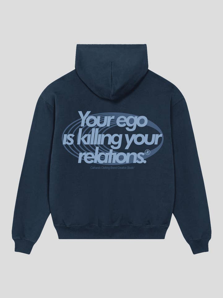 Sweat à capuche unisexe « Your Ego is Killing Your Relations » pour la vente par Catharsis