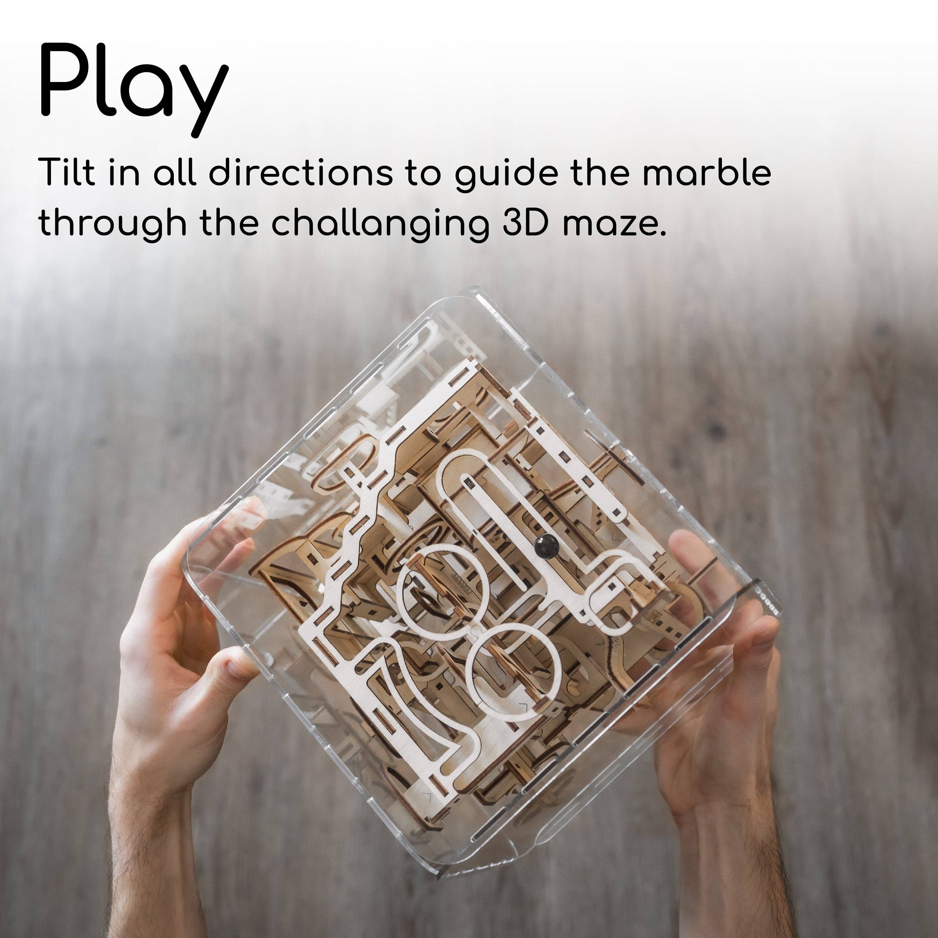 Intrism – wholesale Puzzle – Adult – Intrism Pro - 3D Marble Labyrinth Assembly Kit3