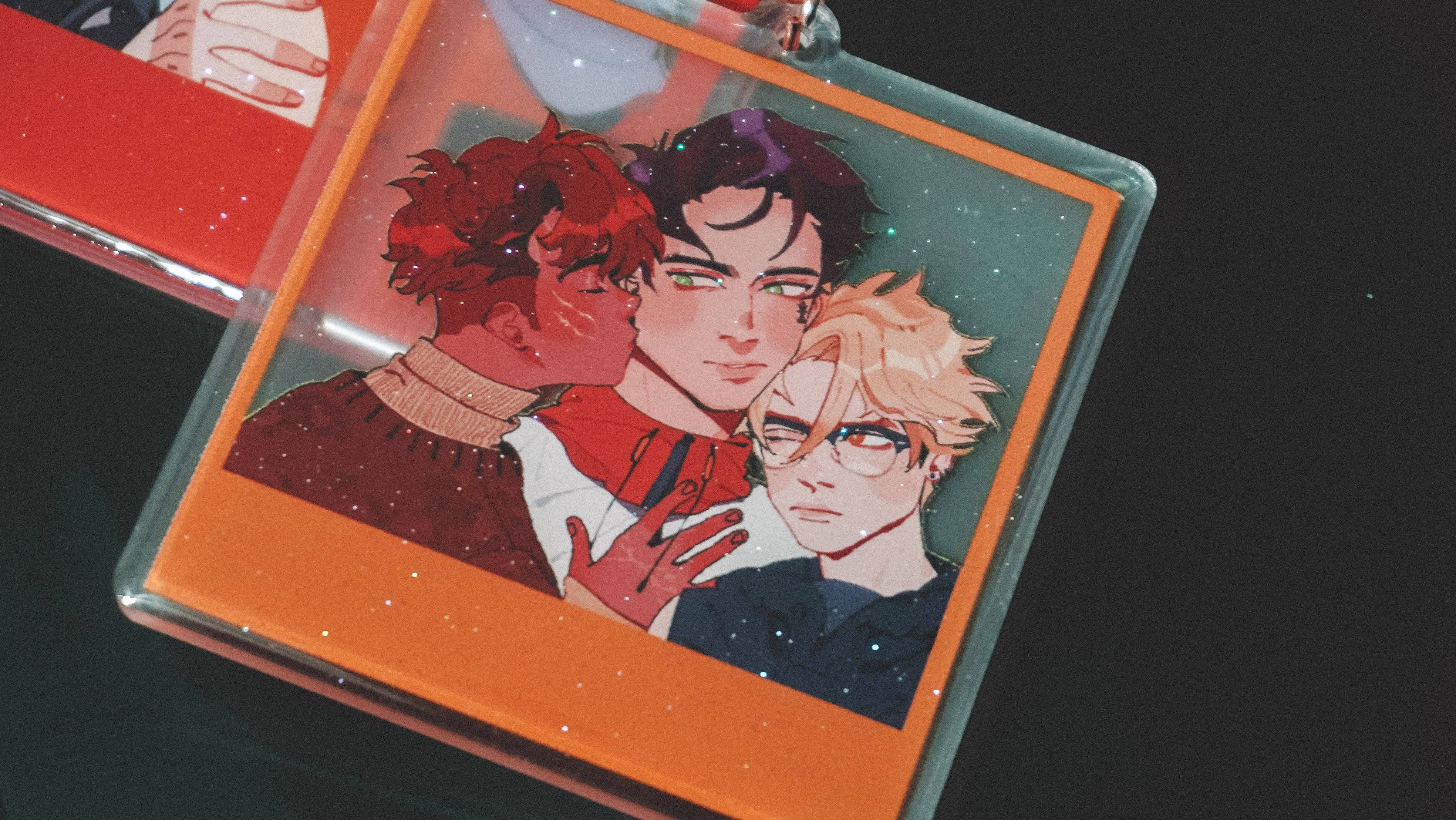 KOHI & ANDIE - Wholesale Individual Charm/Pendant - KANDREIL POLAROID 3" - AFTG CHARMS - book, lgbt2