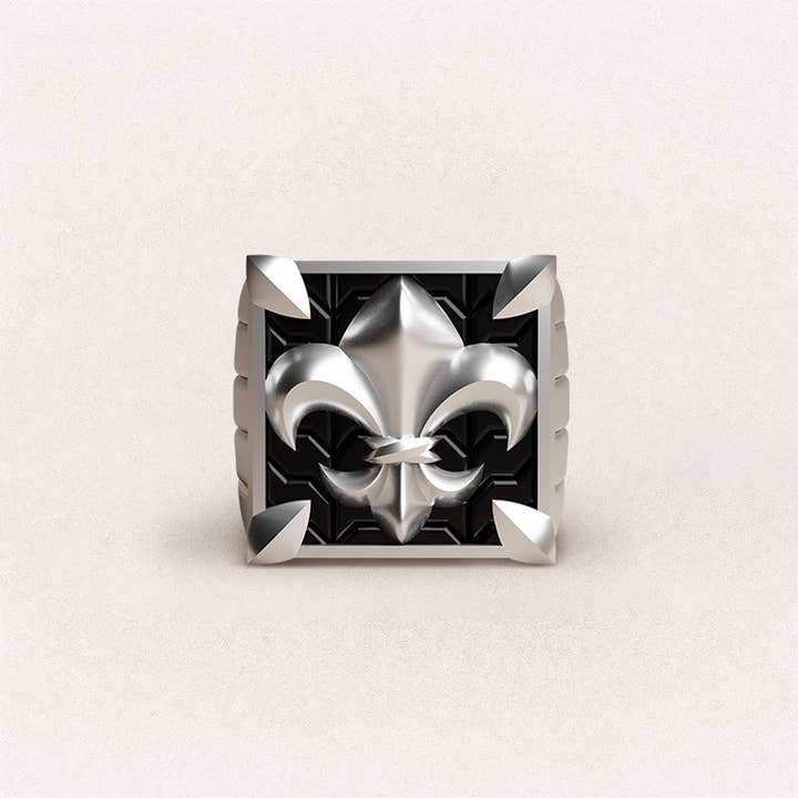 Fleur de Lis Ring - Sterling Silver for wholesale by RUSBARON