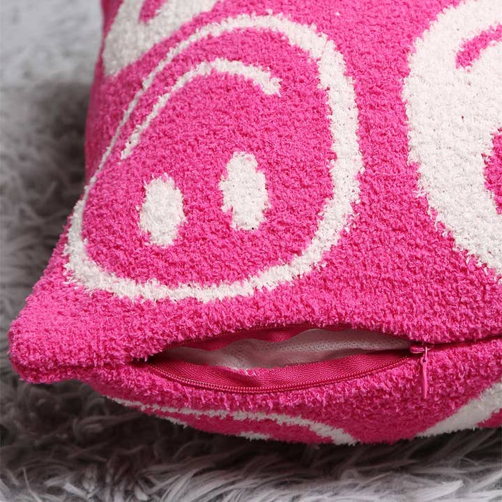 Sensibling Corp. - Wholesale Throw Pillow Cover - Smile Patterned Cushion Cover