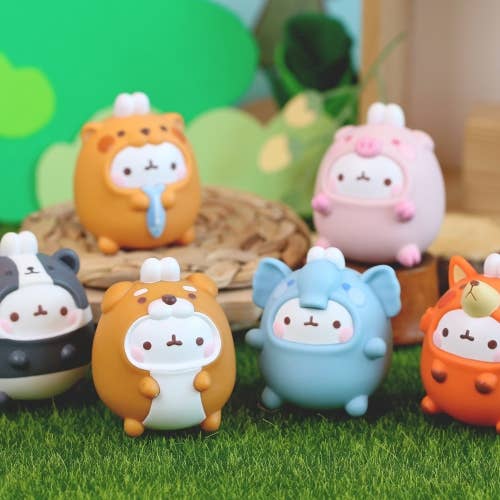 K-Wonderland - Wholesale Figurine Toy - Kids - Molang & Animal Friends Random Figure Ver.26