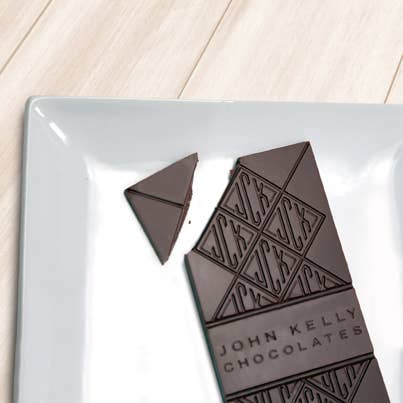 John Kelly Chocolates – Barra de chocolate por atacado – Espresso Bar de chocolate amargo1