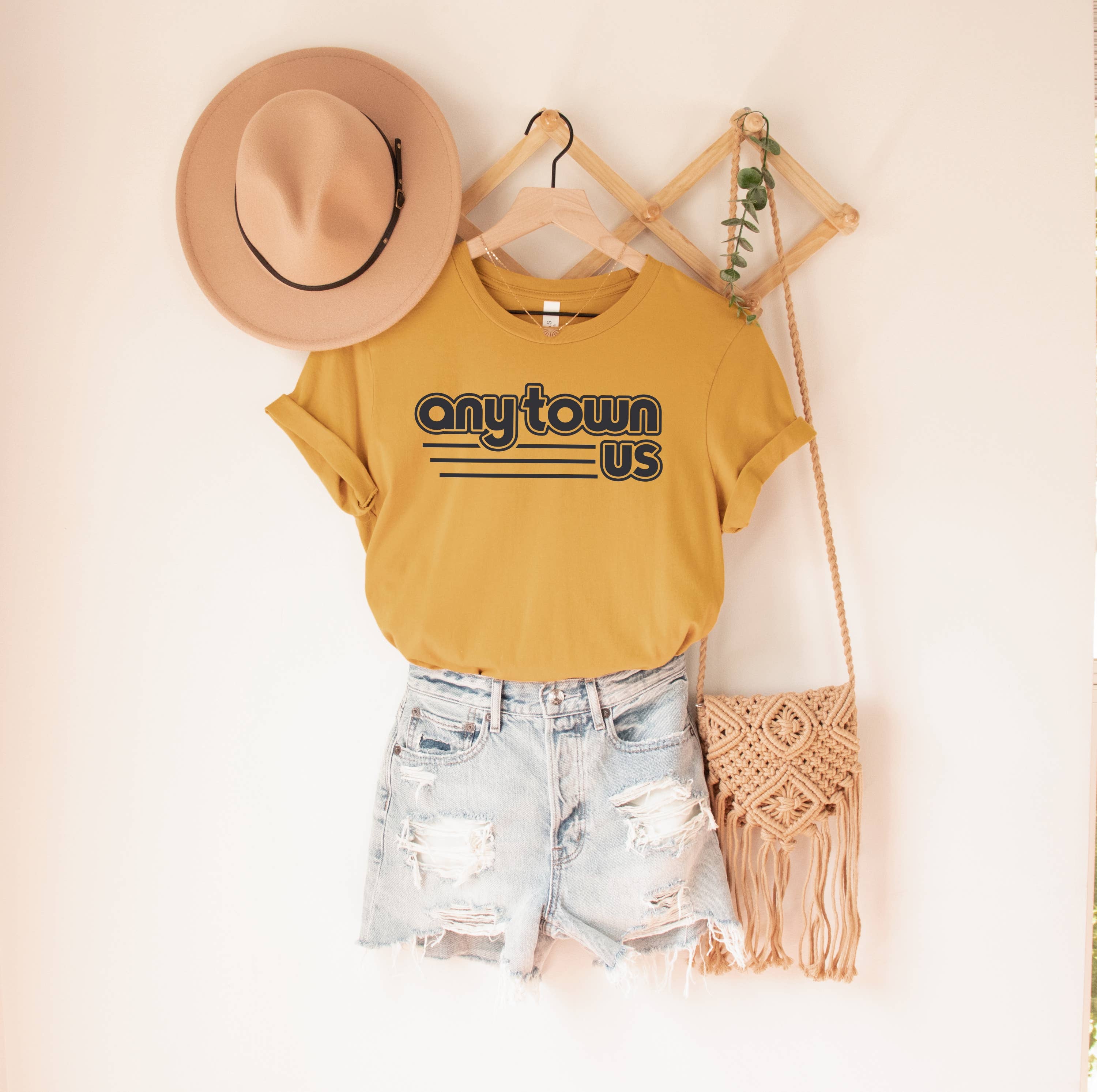 Humm & Willow – wholesale T-shirts med screentryck – Dam – Anpassade skjortor - Personlig skjorta för din stad eller stat8