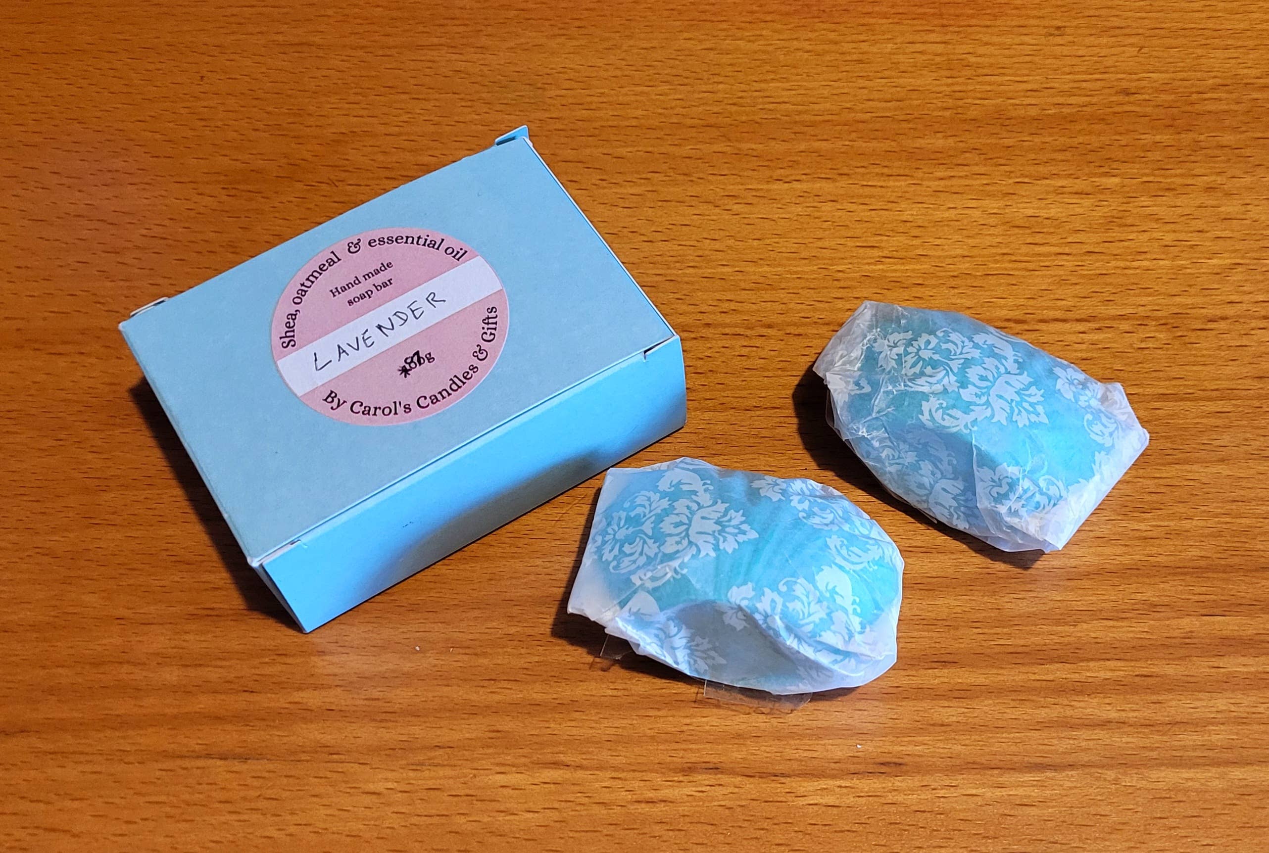 Carol's Candles & Gifts Ltd - Wholesale Bar Soap - Seashell guest soap—Lavender Blue pure essential oil2