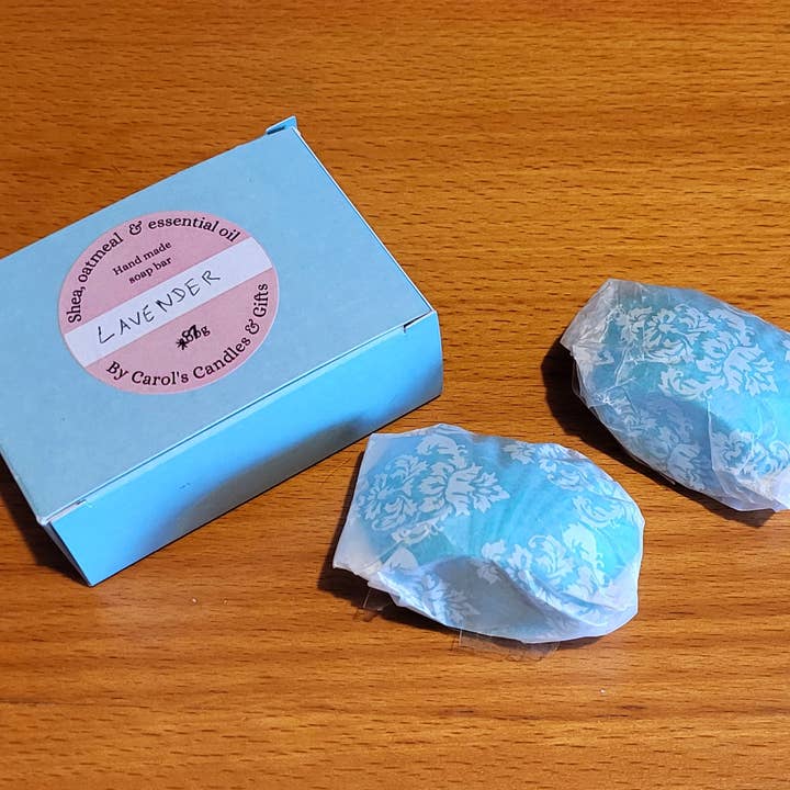 Carol's Candles & Gifts Ltd - Wholesale Bar Soap - Seashell guest soap—Lavender Blue pure essential oil2