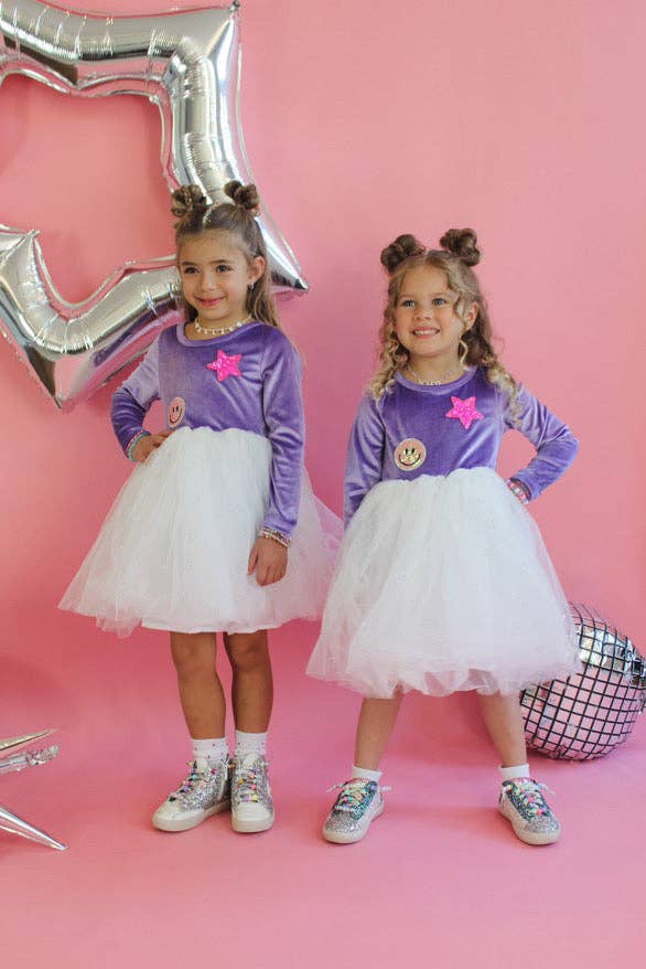 Ellie and Mila - Venta al por mayor Falda tutú - Niños - Vestido tutú con cara sonriente y brillo9