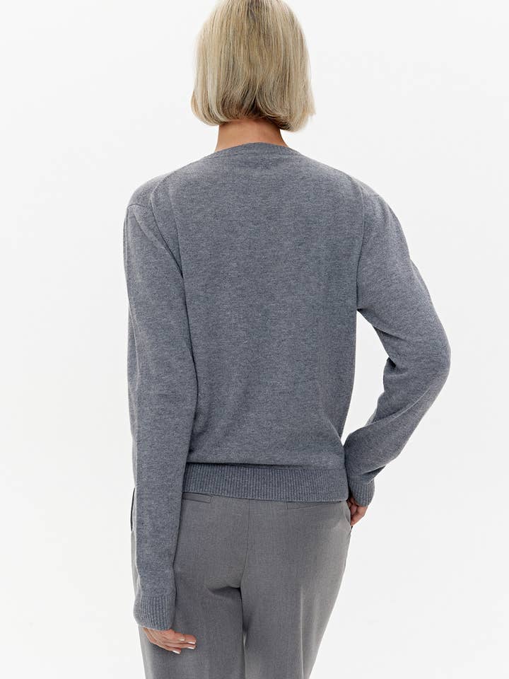 CAPSULE by Agnė Gilytė - Wholesale Knit Sweater - Women's - Sweater 'COPENHAGEN' | merino & cashmere blend in morning mi4
