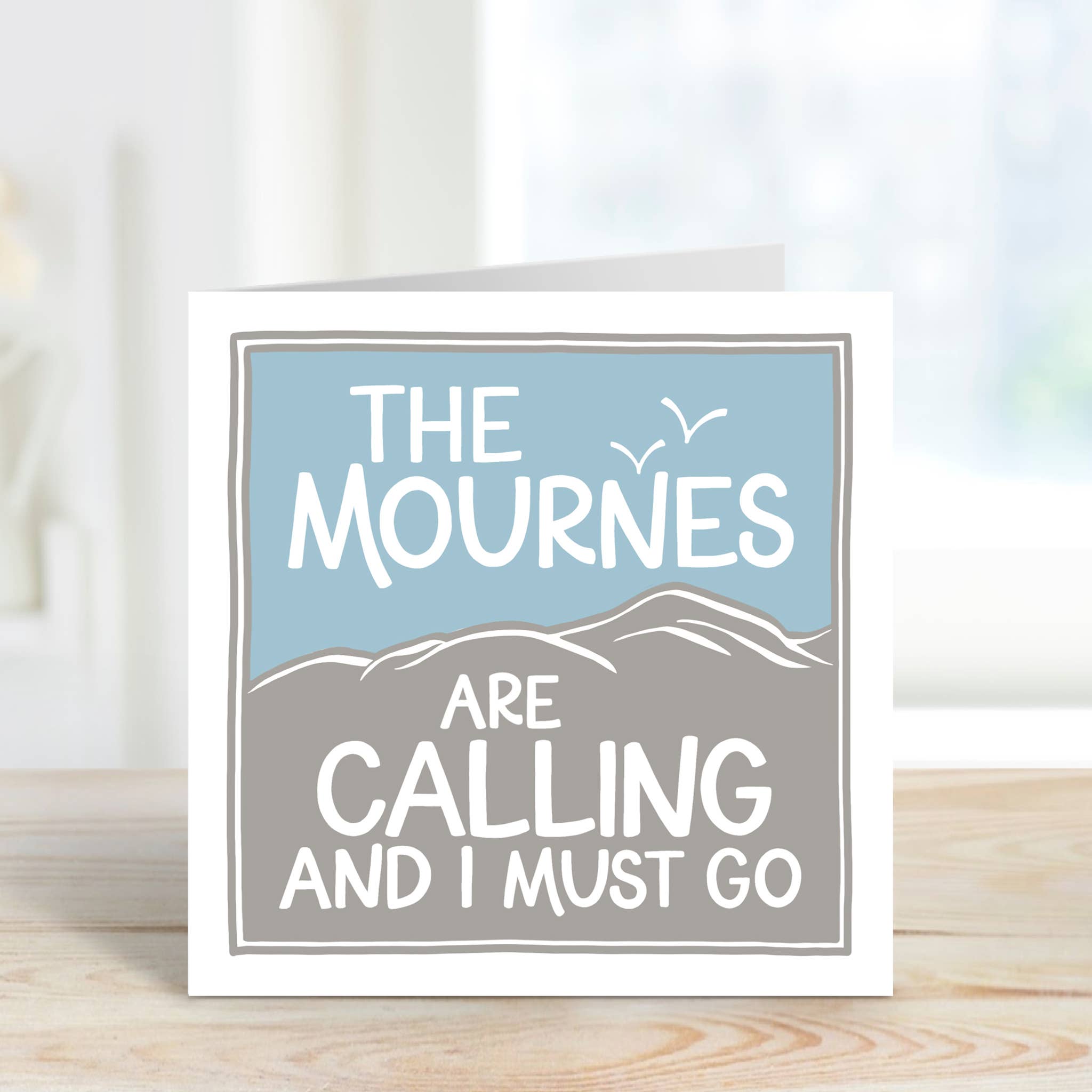 Once upon a Dandelion – wholesale Everyday greeting card – Greeting card | Mourne Mountains | Ireland | Screen printed1