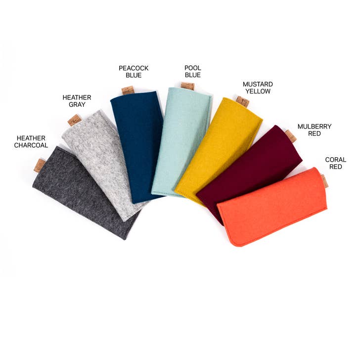 Studio 82° - Venta al por mayor Funda/estuche para gafas - Unisex - Manga de gafas - Fieltro de lana merino13