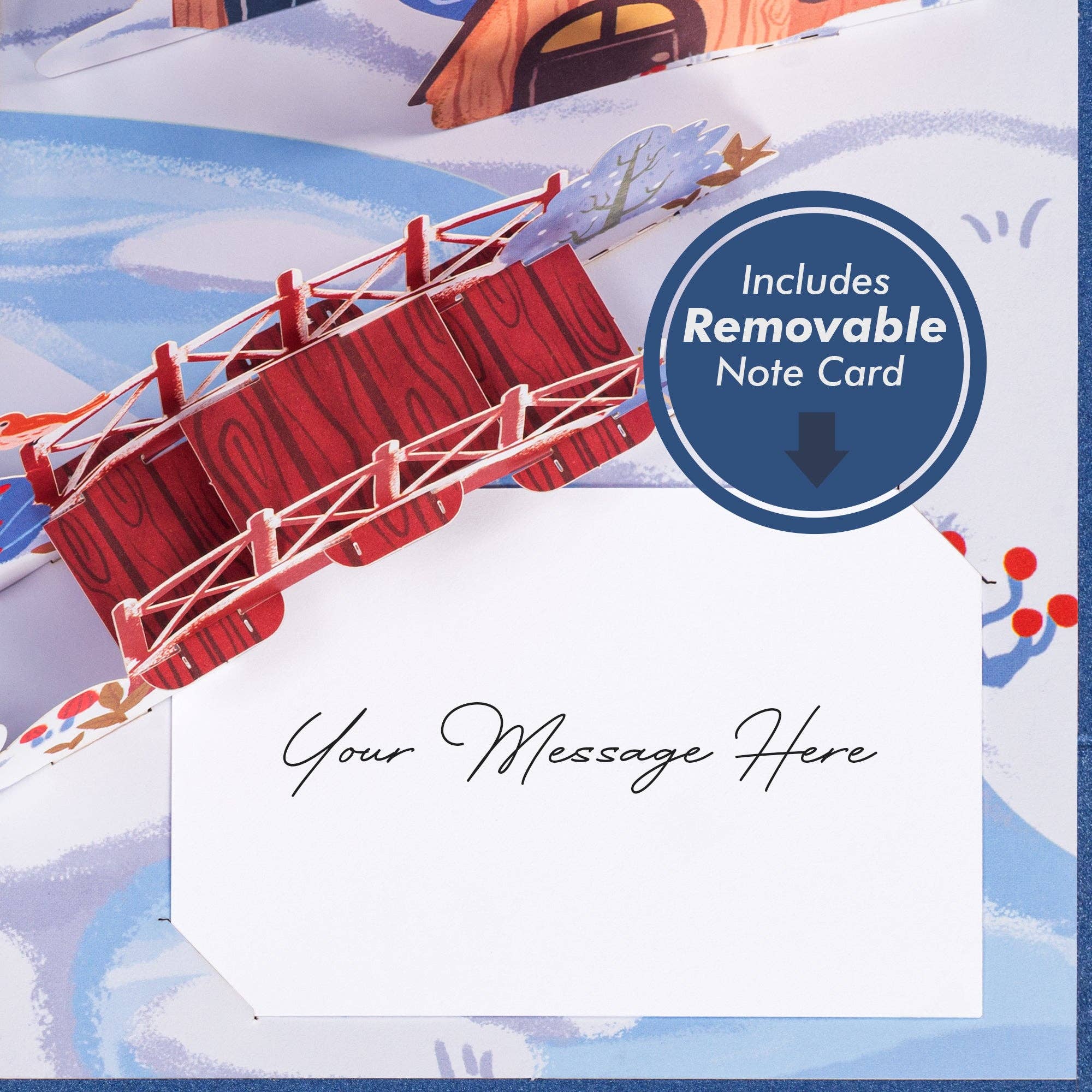 Paper Love - Wholesale Christmas Card - Magical Town Christmas Pop Up Card7