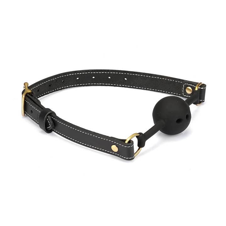 Thick Leather Breathable Ball Gag for wholesale by Liebe Seele