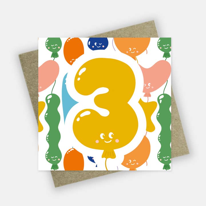 Two Little Ducklings - Wholesale Birthday card - Small Blank – Balloon Bash Age 30