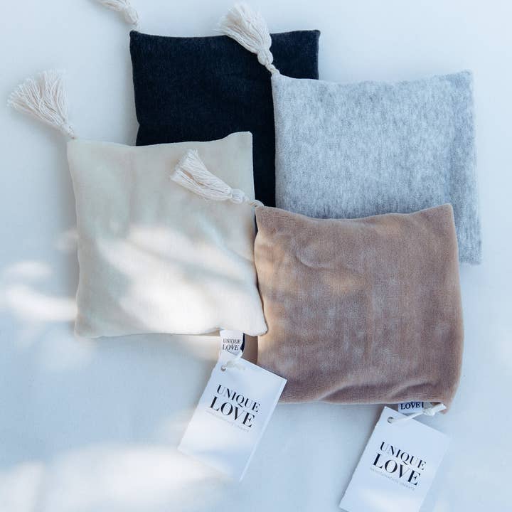 UNIQUE LOVE Design - Wholesale Spa/Therapy Pillow - Cherry stone pillow - natural cream3