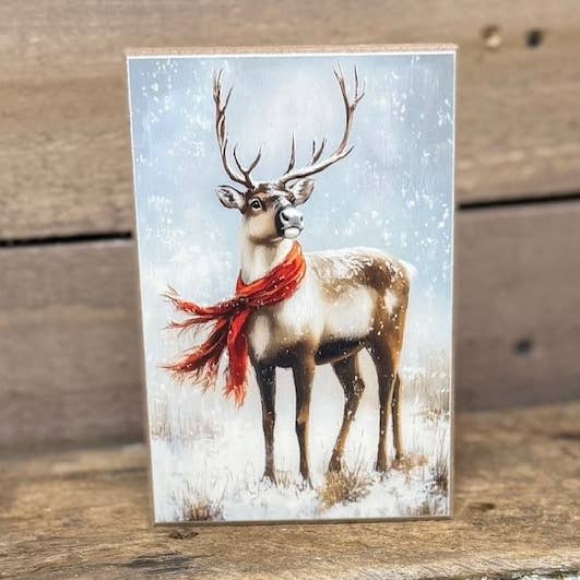 HMK362B Bloc de Renne d'Hiver pour la vente par JanMichaels Art & Home