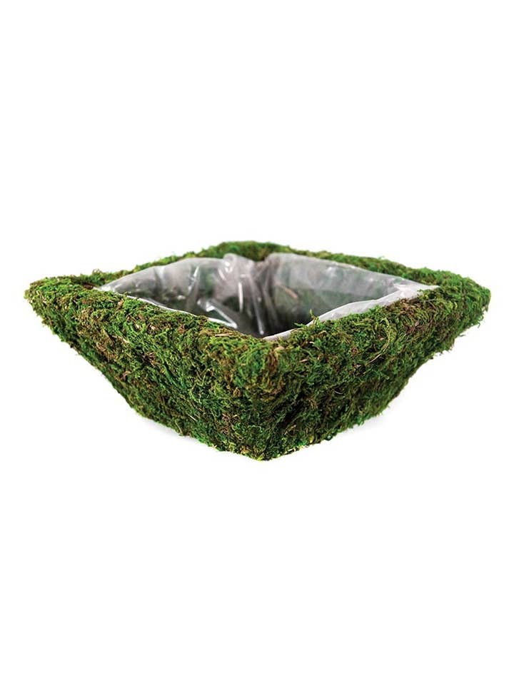 Monterey Deco Basket, Fresh Green, 6in for wholesale by SuperMoss