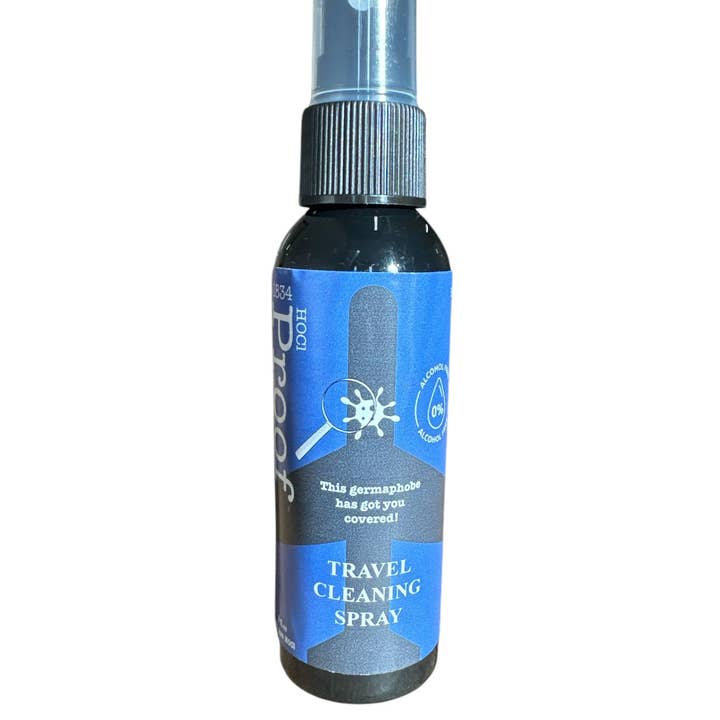 OrbitEnviro HOCl Cleaners - Wholesale Multi-Surface Cleaner - 1834 PROOF HOCl Travel Cleaning Spray - No Alcohol 2 fl. oz.