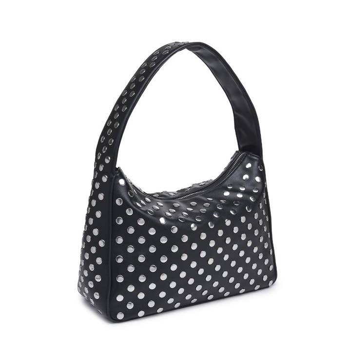 Moda Luxe - Wholesale Shoulder Bag - Women's - Rebel Studded Shoulder Bag5