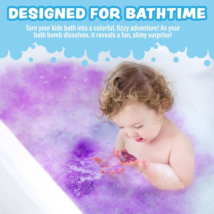 Tub Works LLC - Wholesale Bath Bomb/Fizz - Tub Works® Super Goo Bath Slime 'Surprise' Bath Bombs, 6 Pack6