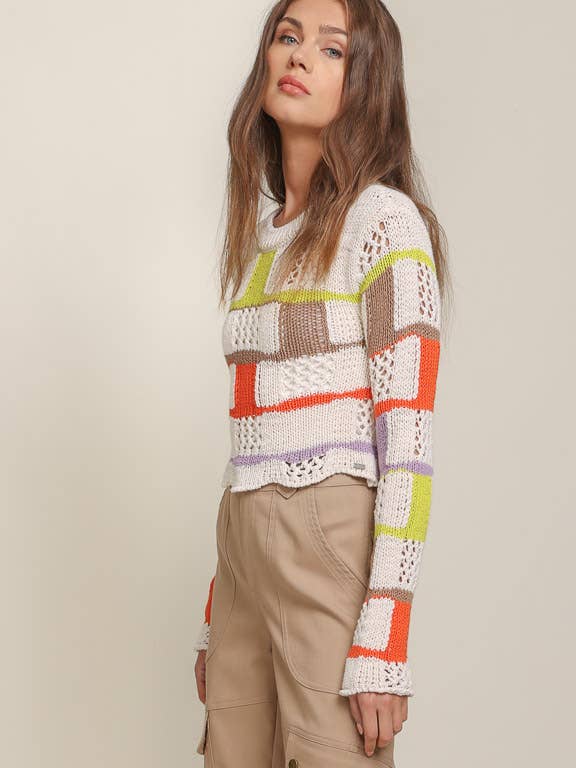 MULTI ADORED SWEATER for wholesale on Faire