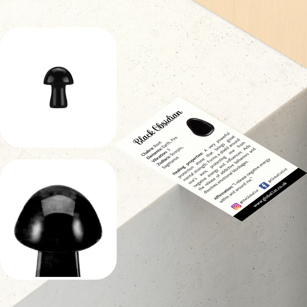 VIE - Wholesale Spiritual Stone/Crystal - Crystal Mushroom, 2cm2