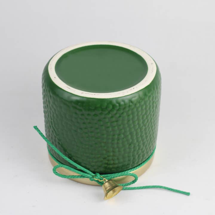 Florinia - Wholesale Plant Pot - Holiday Bell Ceramic Pot – Textured Planter or Votive10