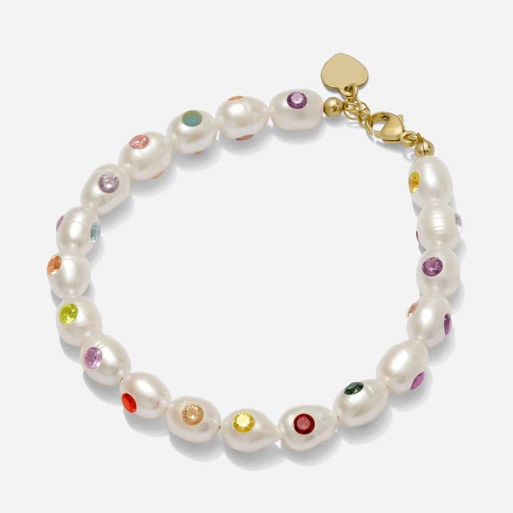 Pearl Rainbow Bracelet for wholesale by Katie Dean