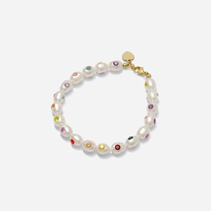 Pearl Rainbow Bracelet for wholesale by Katie Dean