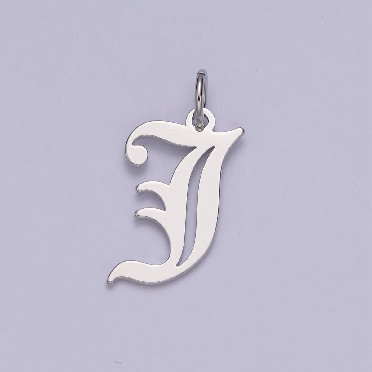 Aim Eternal - Wholesale Individual Charm/Pendant - Gothic Letter Charm, Alphabet Charm, Silver Letter Charm, 26 Letters Initial Charms Old English Letter Pendant A690~A7029