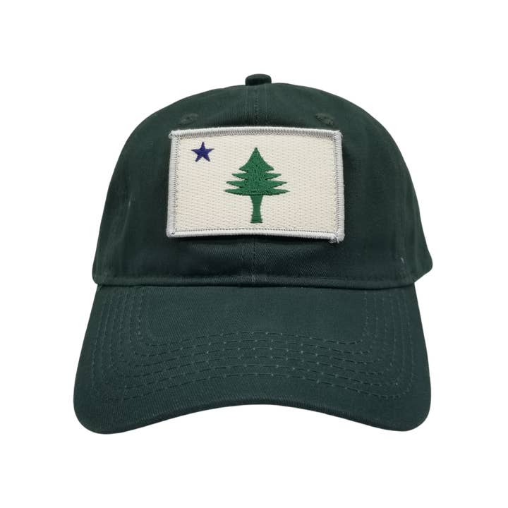 Rogue Life Maine - Wholesale Baseball Cap - Unisex - Maine Flag Brushed Twill Dad Hat