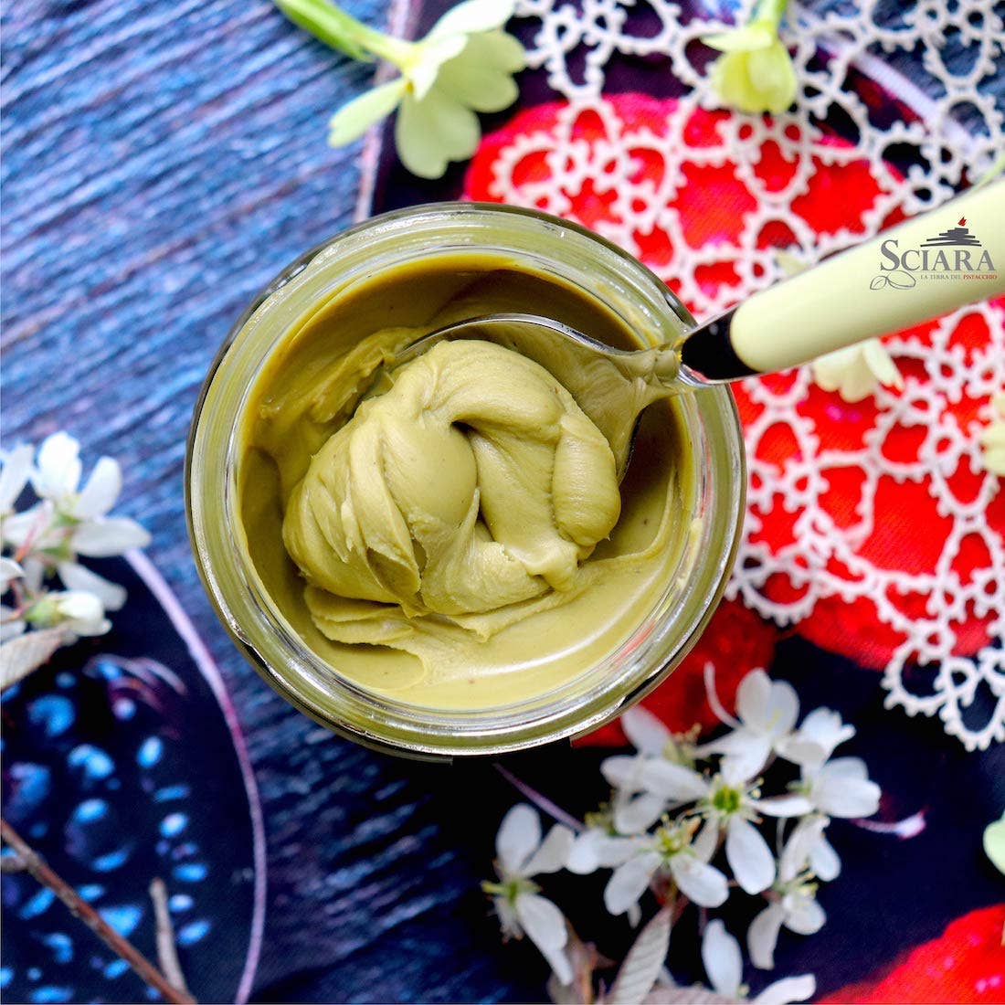 Sciara - Vendita all'ingrosso Burro di frutta secca - Crema di Pistacchio - La Classica 190gr6