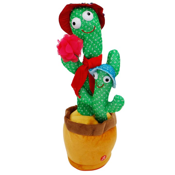 Cap Zone - Wholesale Stuffed/Plush Toy - Kids & Baby - Double Fiesta Sombrero Cactus Sound Mimicking Toy